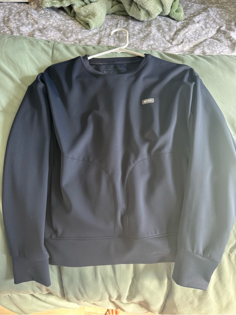 Figs Womens FormX Crewneck Navy Blue